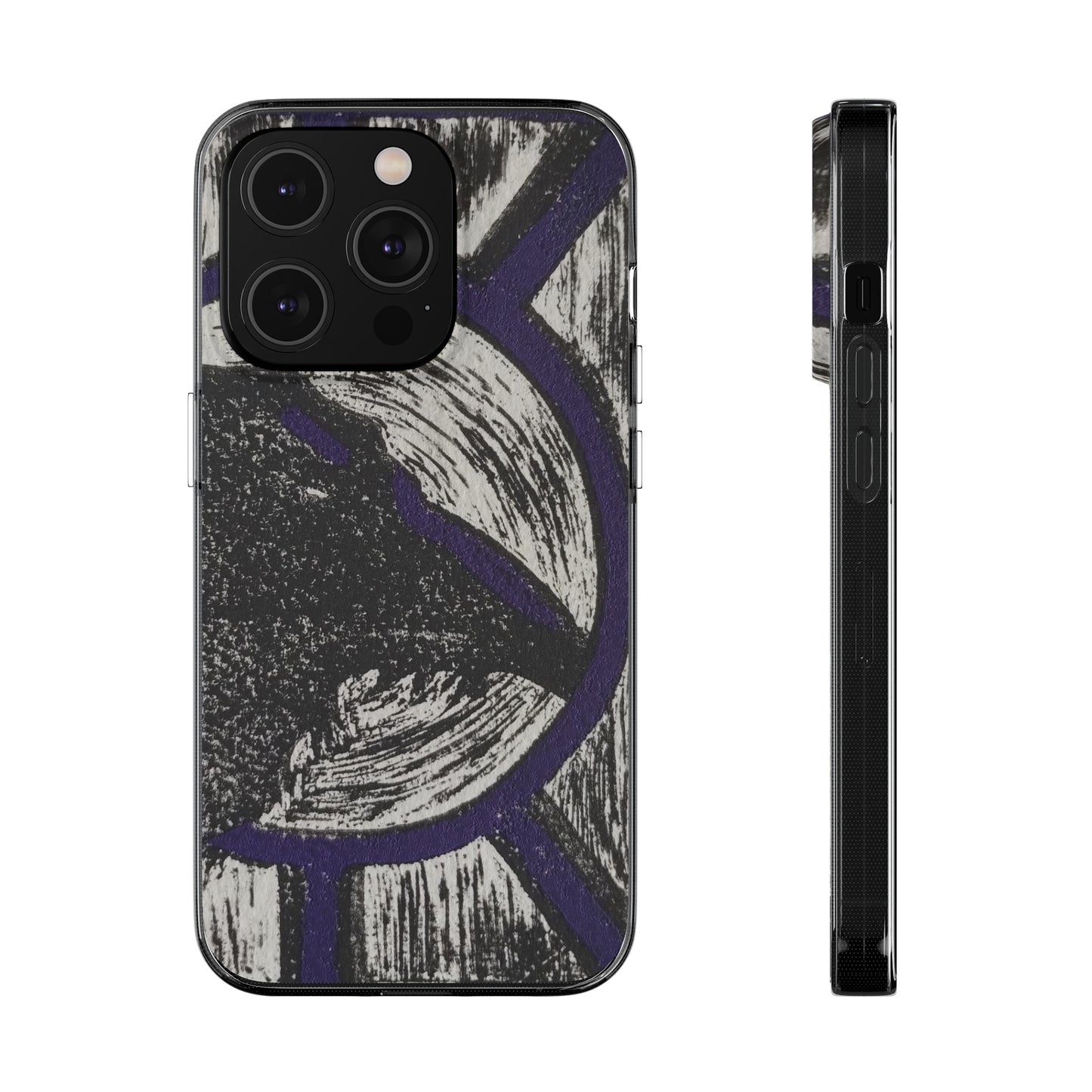 Soft Phone Cases Raven Purple