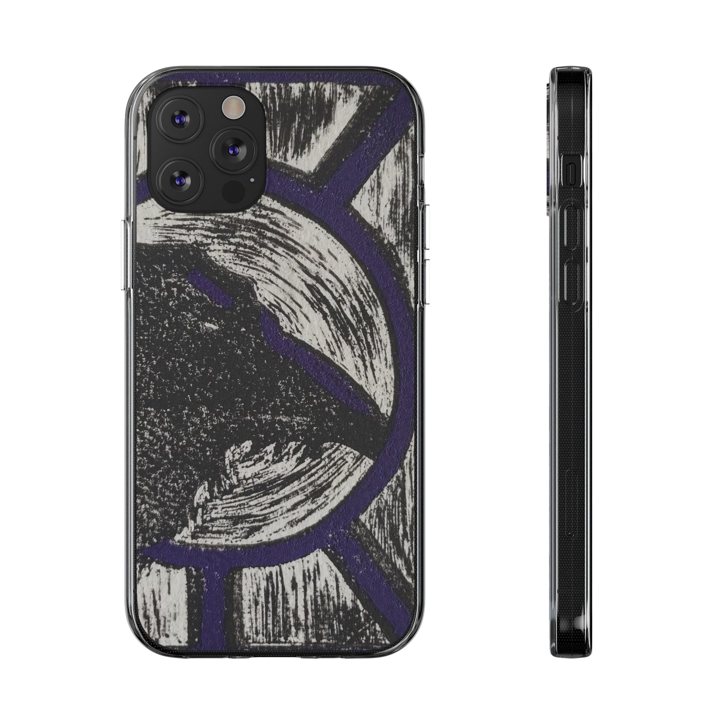 Soft Phone Cases Raven Purple