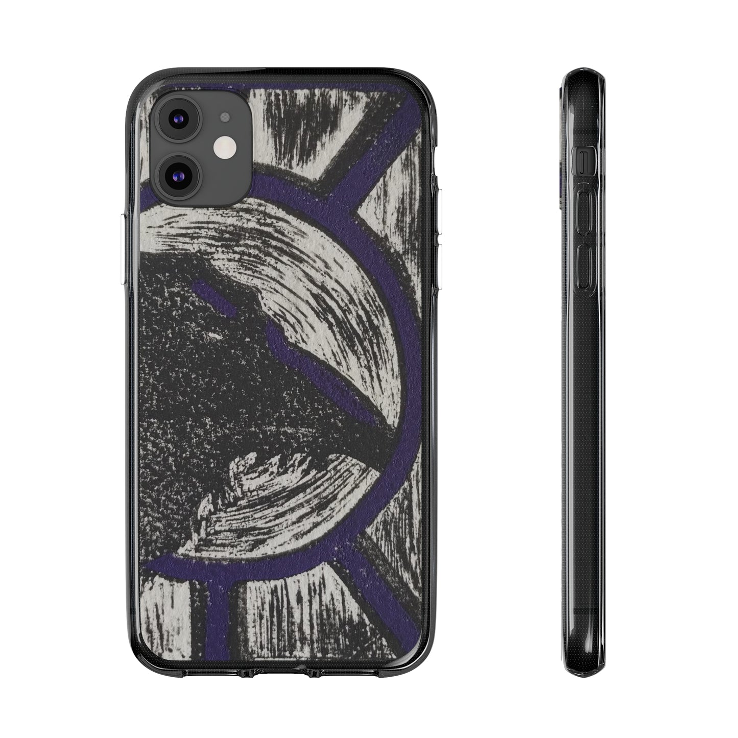 Soft Phone Cases Raven Purple