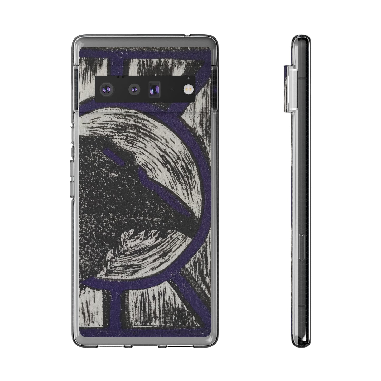 Soft Phone Cases Raven Purple