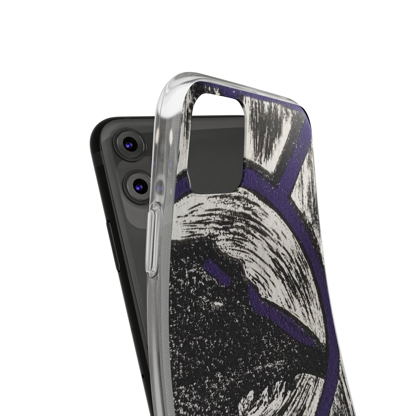 Soft Phone Cases Raven Purple