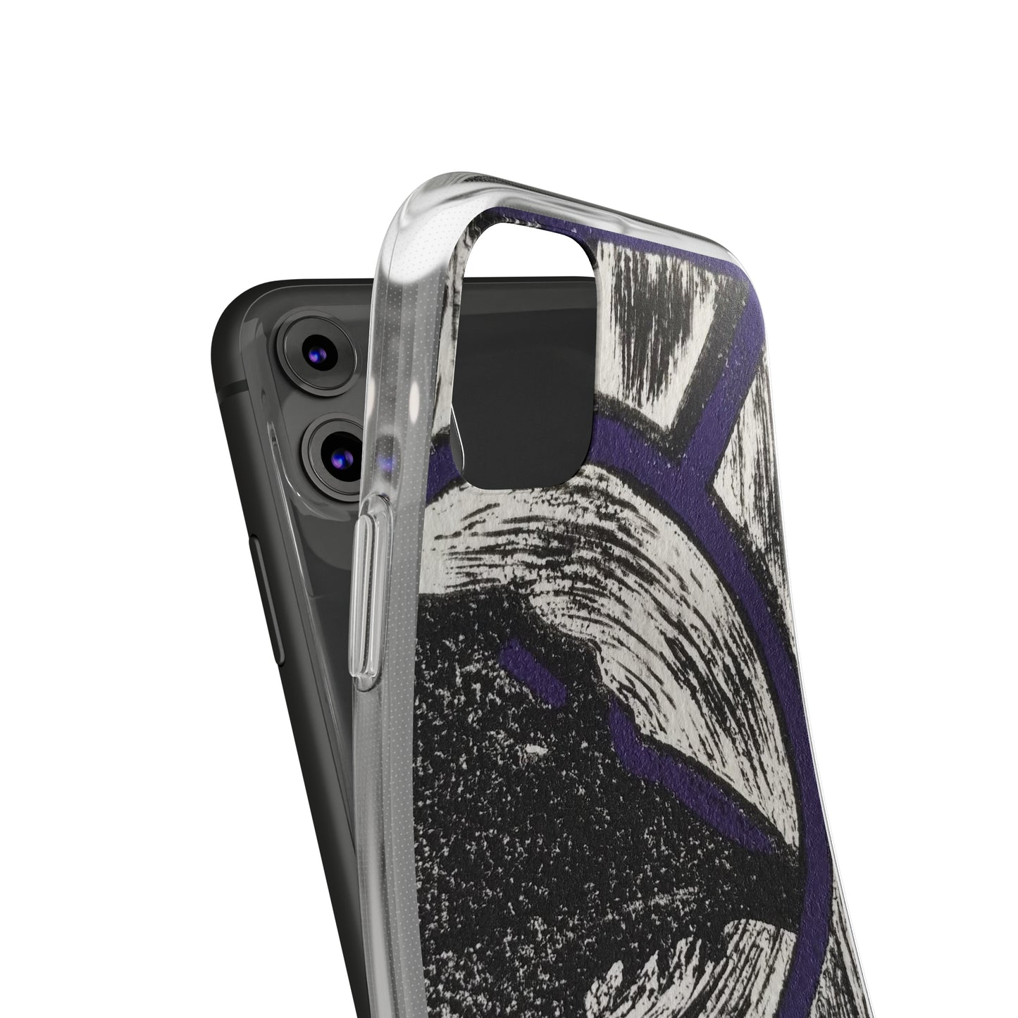 Soft Phone Cases Raven Purple