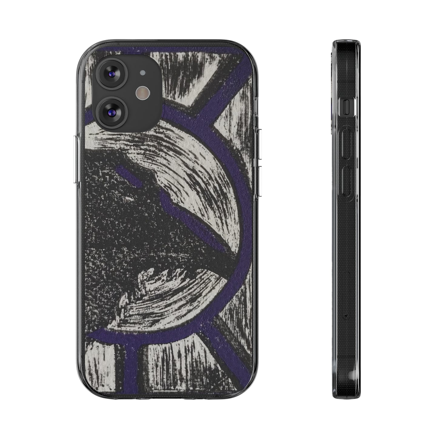 Soft Phone Cases Raven Purple