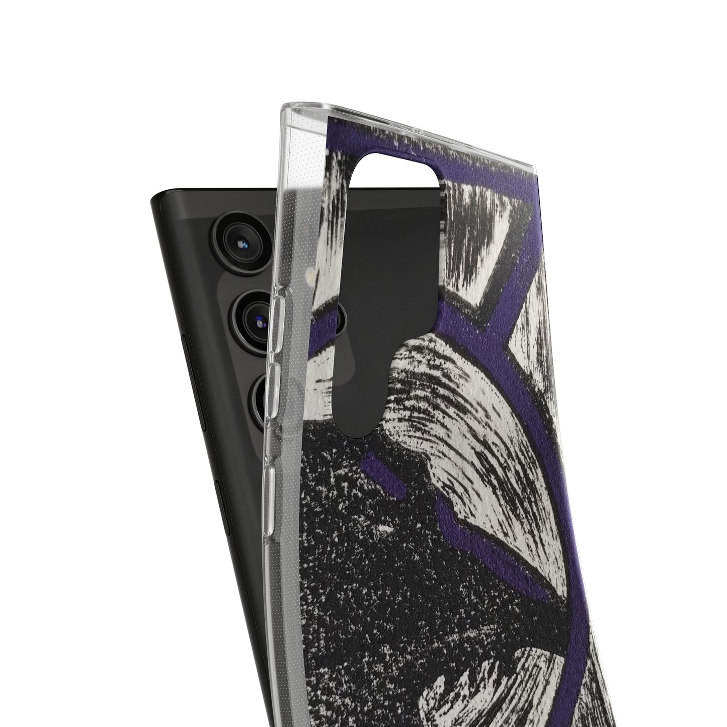 Soft Phone Cases Raven Purple