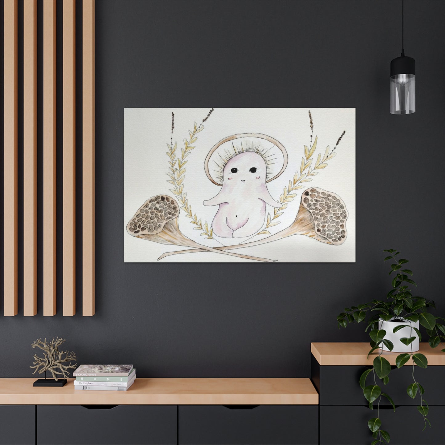 Mushroom Baby -Canvas Gallery Wraps