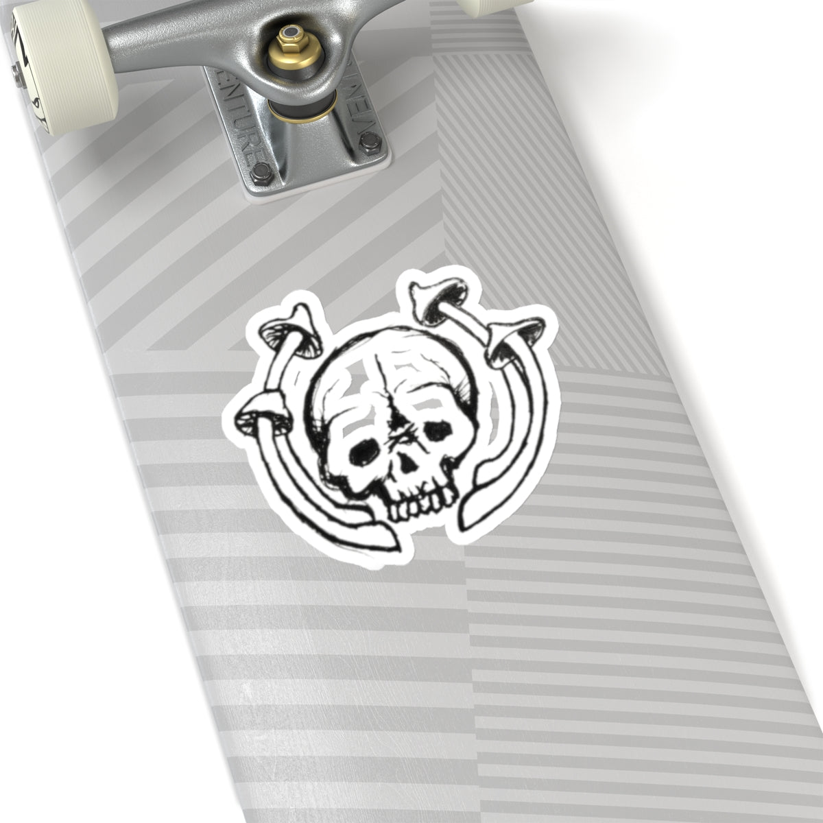 Skull & Mushrooms Kiss-Cut Stickers