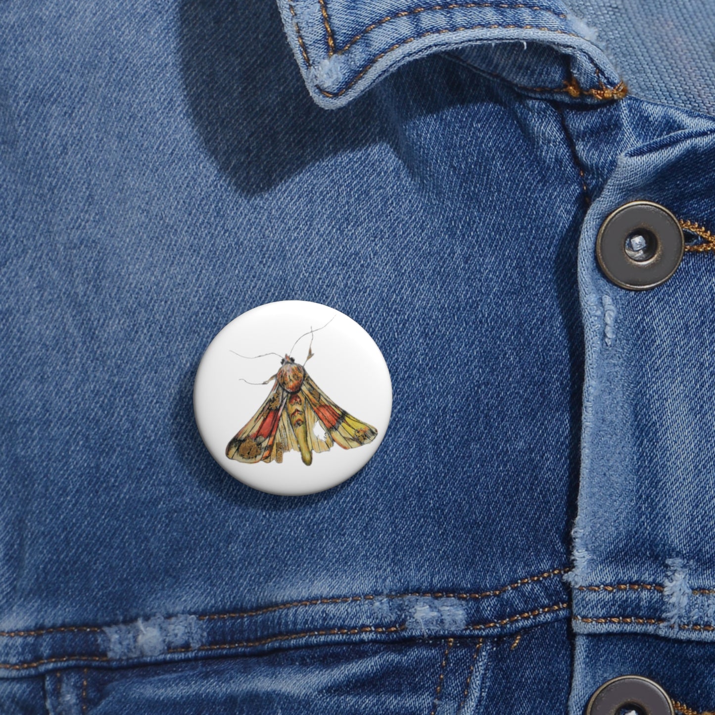 Moth Pin Button