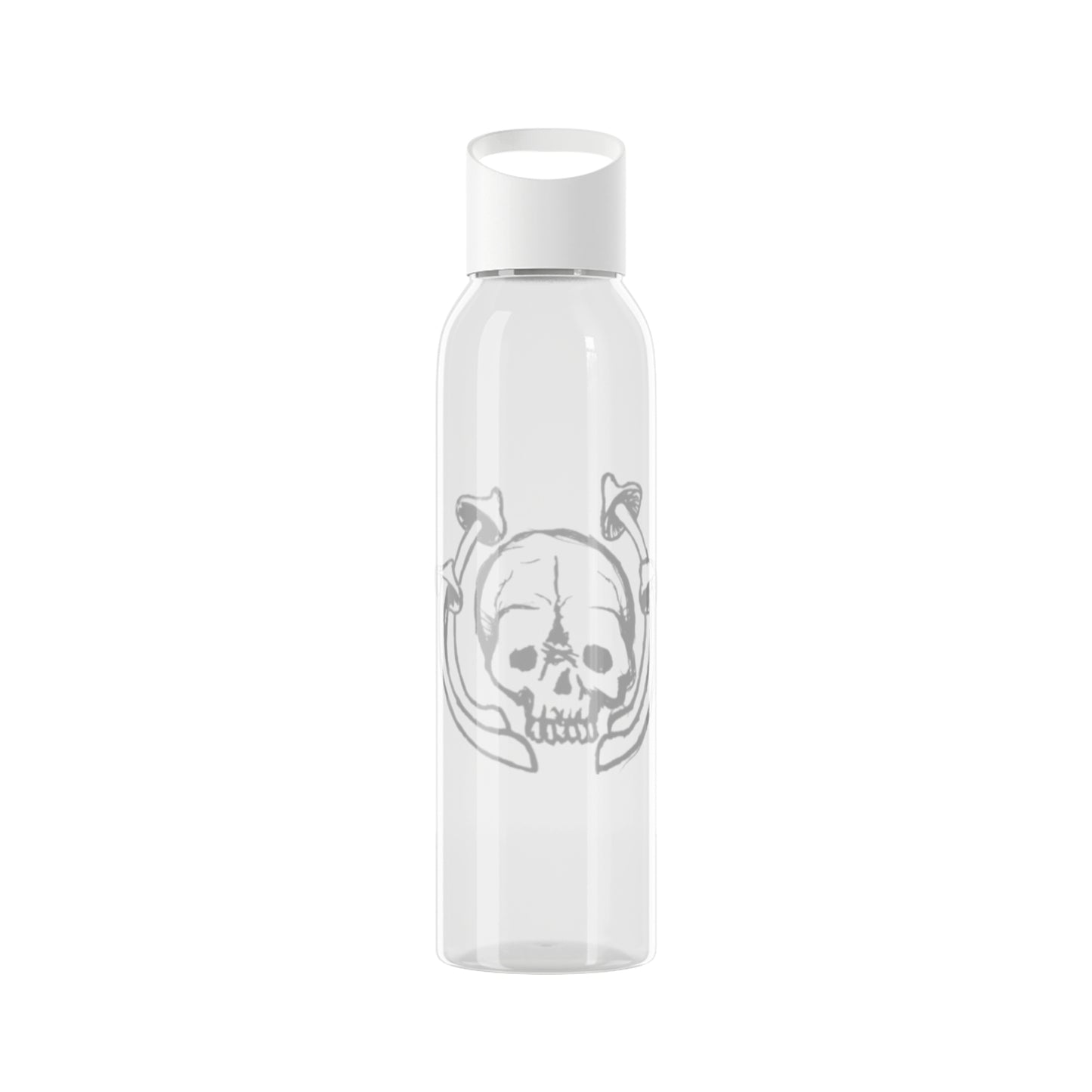 Skull and Mushrooms Water Bottle