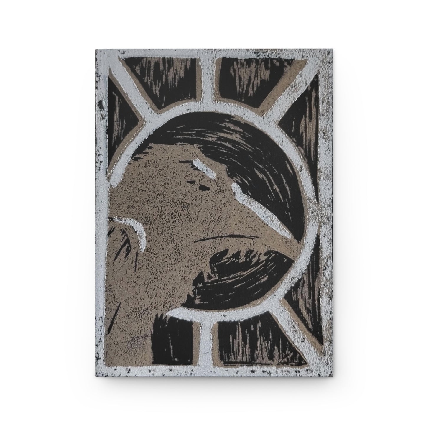 Raven Hardcover Journal -Gold