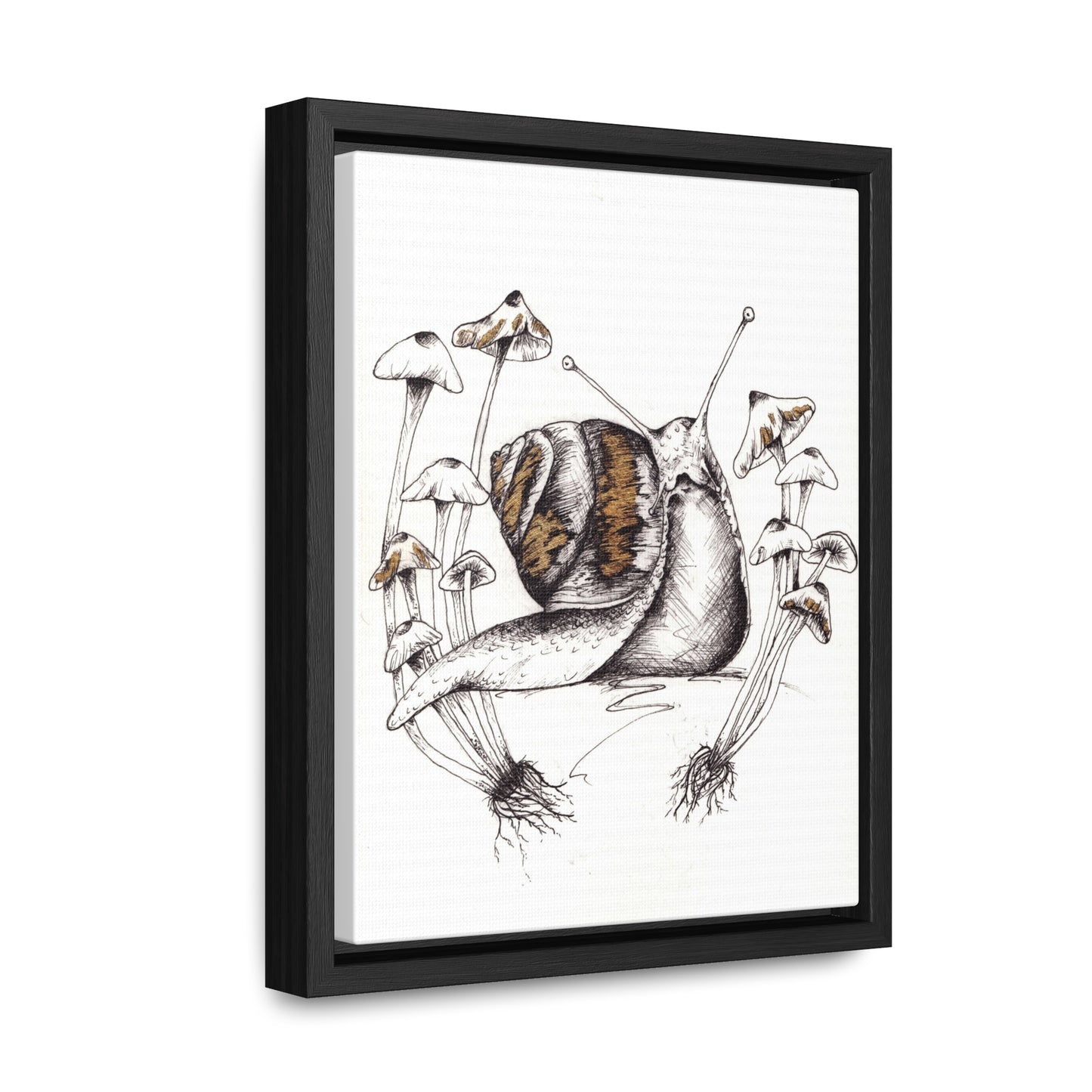 Snail Print Gallery Canvas Wraps, Vertical Frame