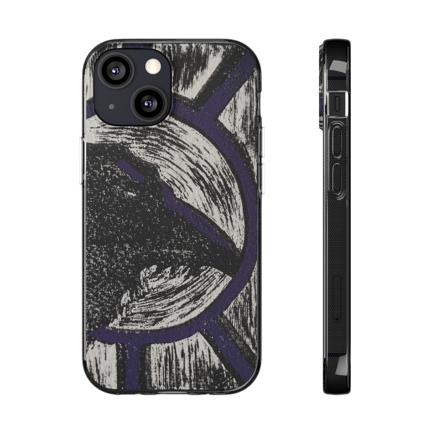 Soft Phone Cases Raven Purple