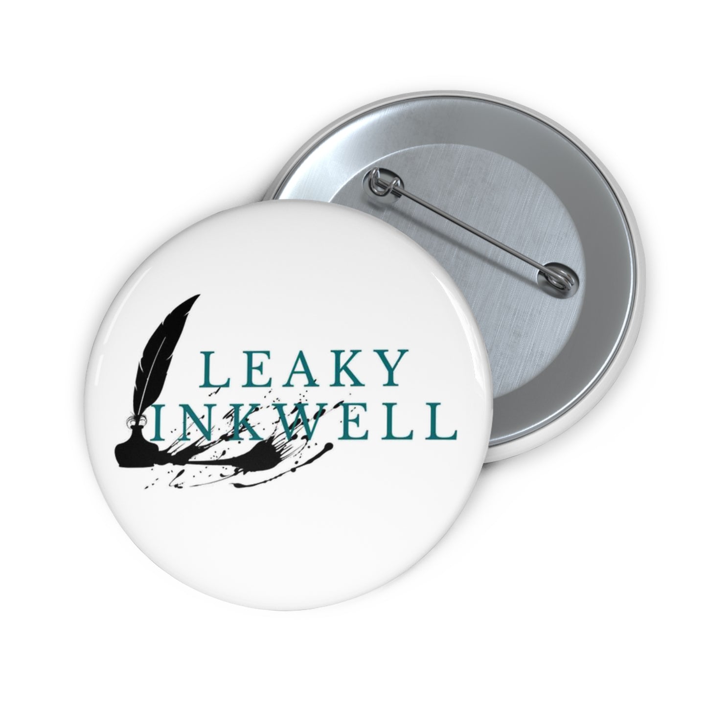 Leaky Inkwell Pin Button