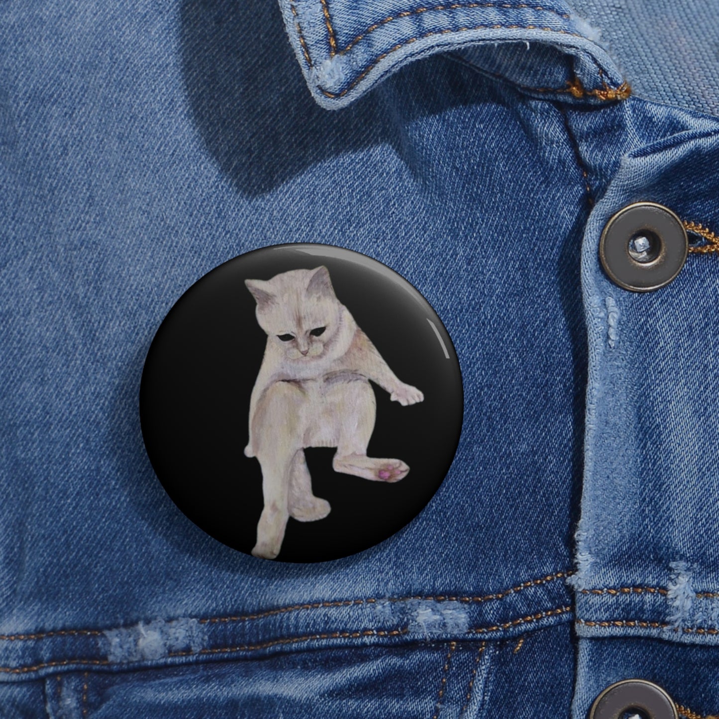 Peanut Pin Button