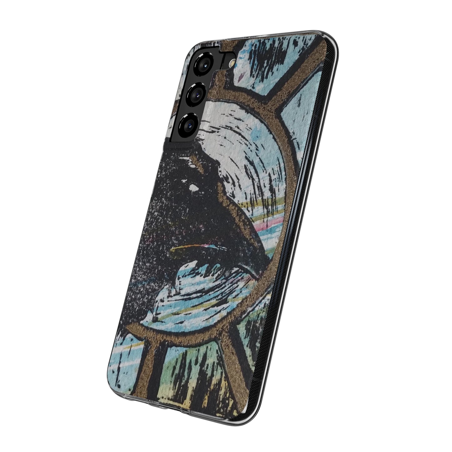 Soft Phone Cases Raven Colourful