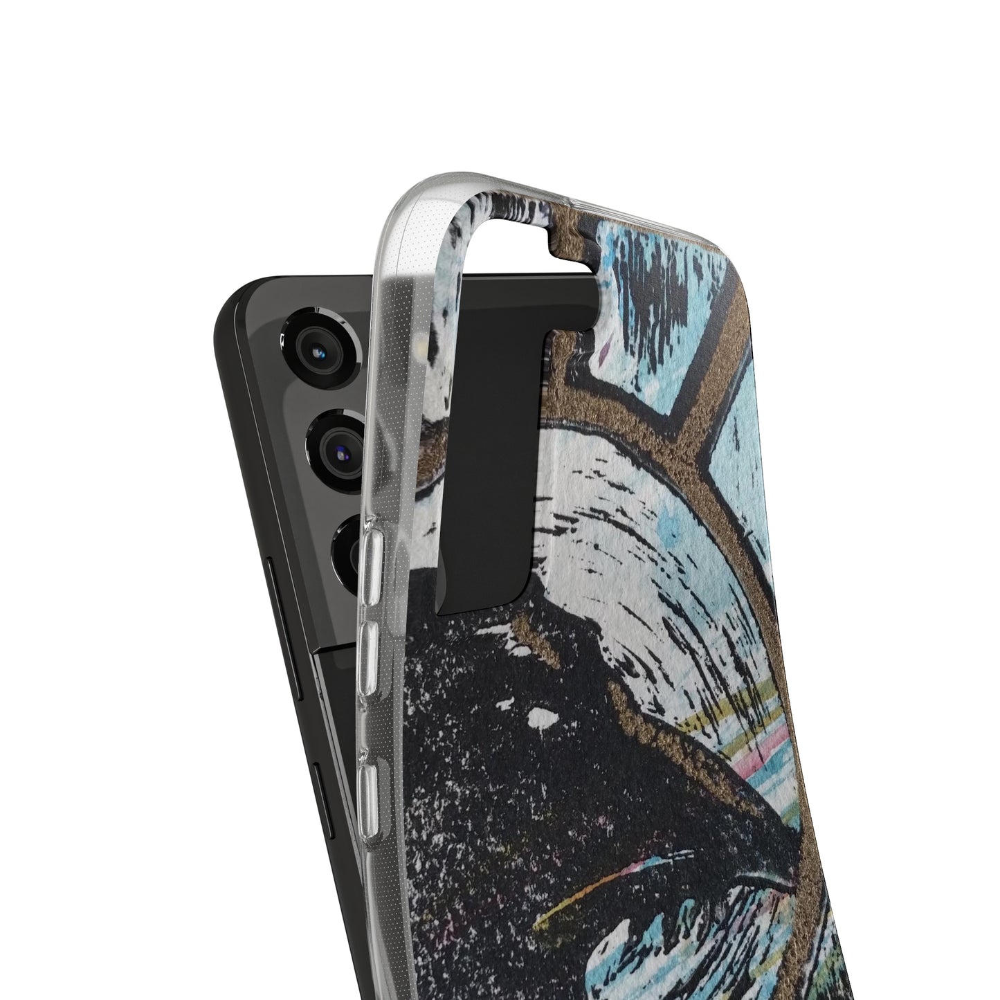 Soft Phone Cases Raven Colourful