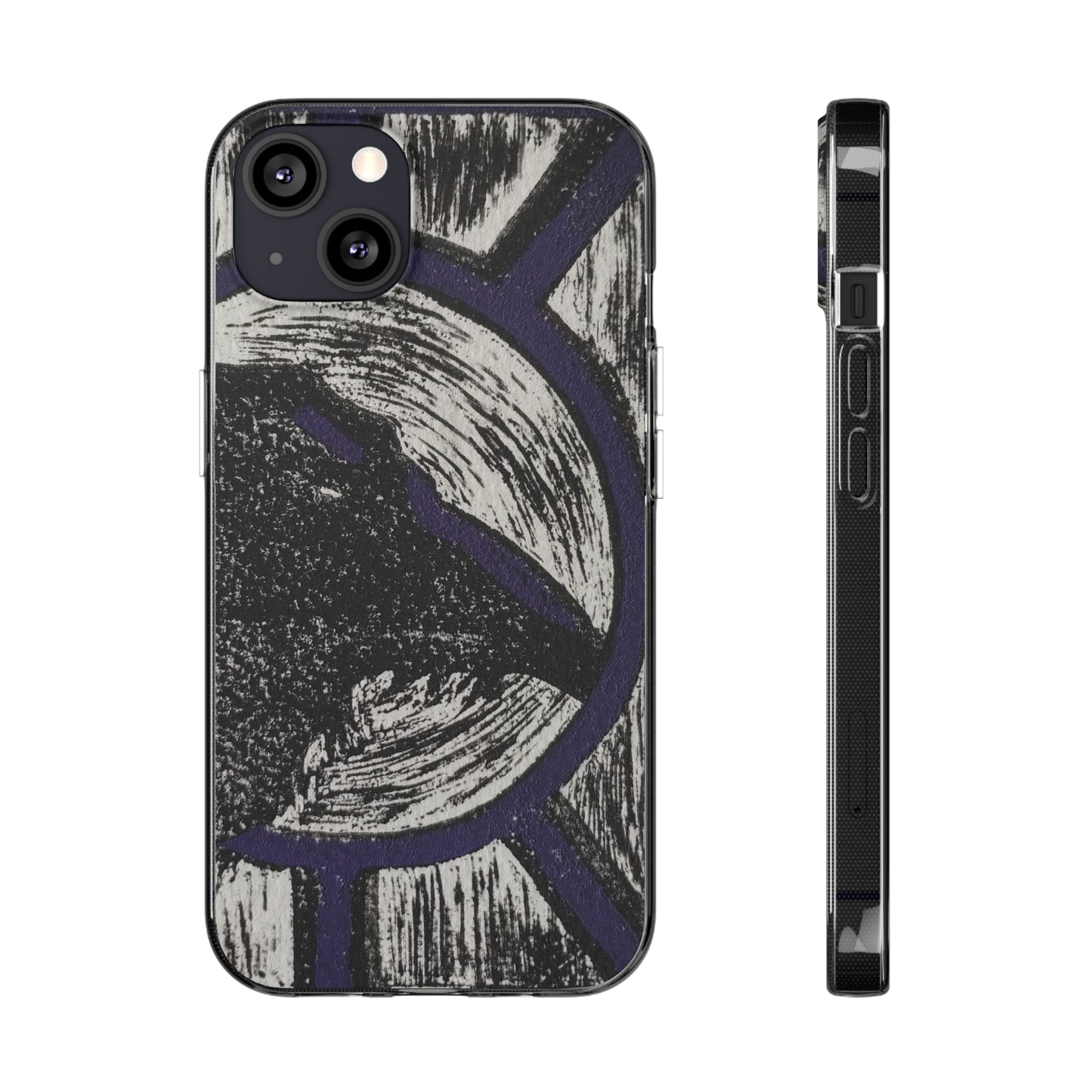 Soft Phone Cases Raven Purple