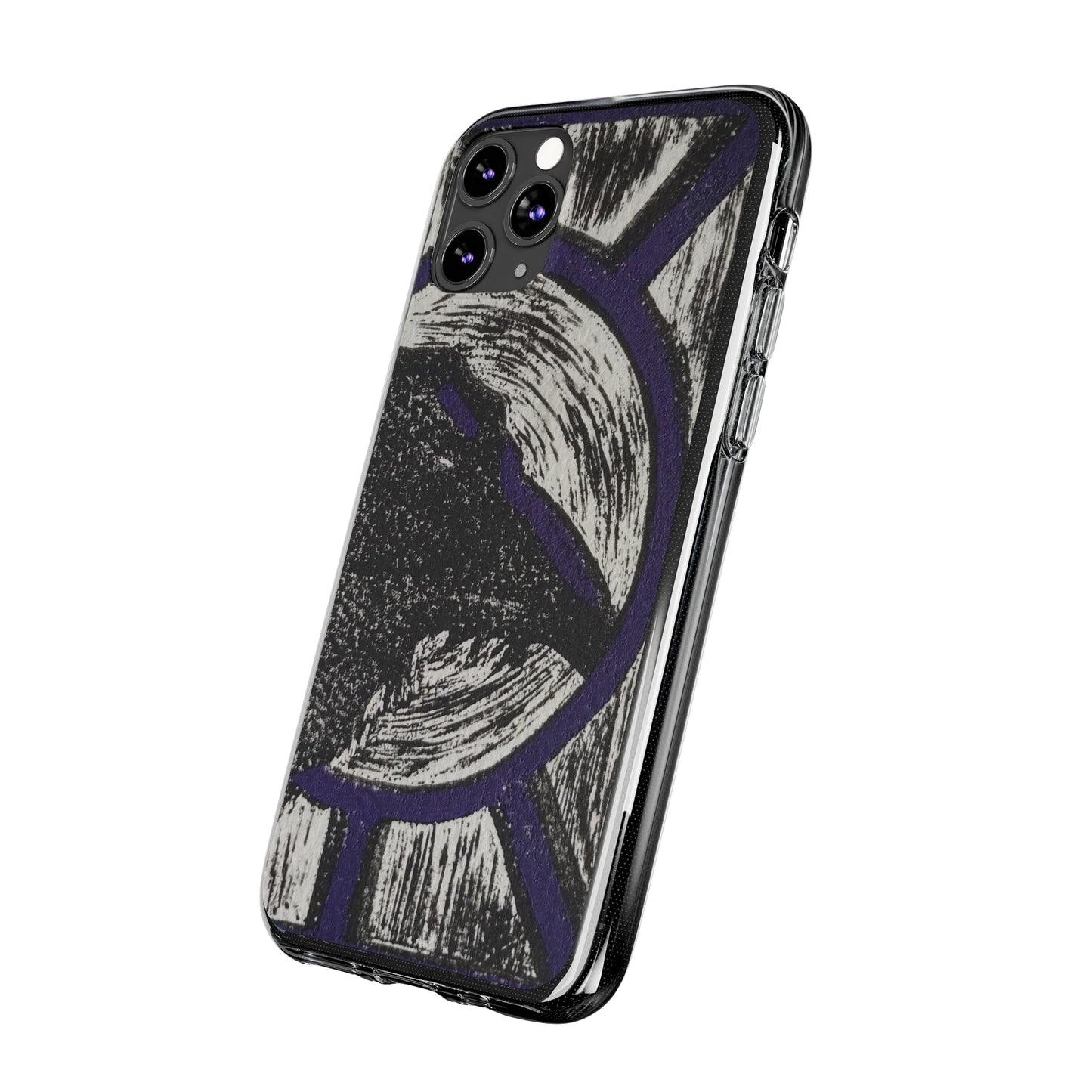 Soft Phone Cases Raven Purple