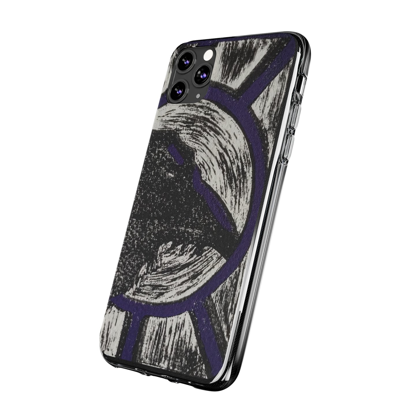 Soft Phone Cases Raven Purple