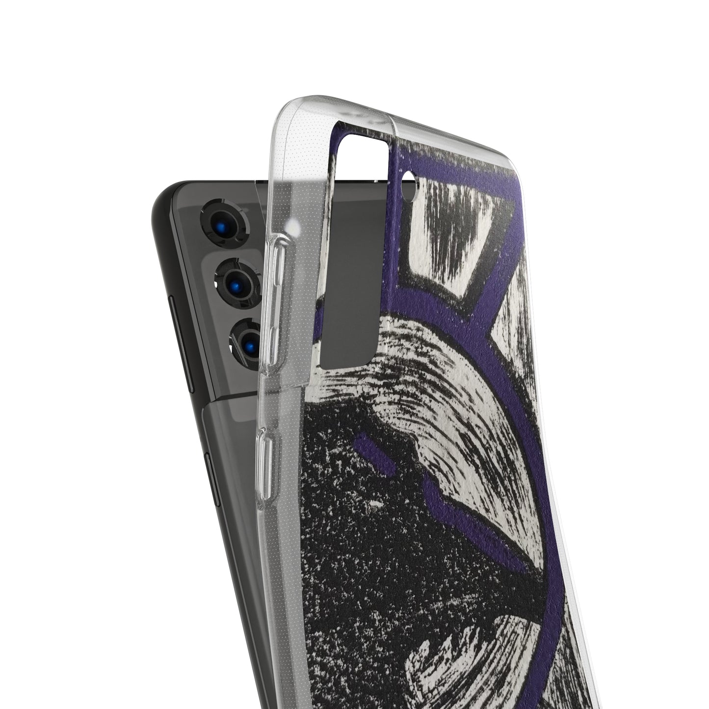 Soft Phone Cases Raven Purple