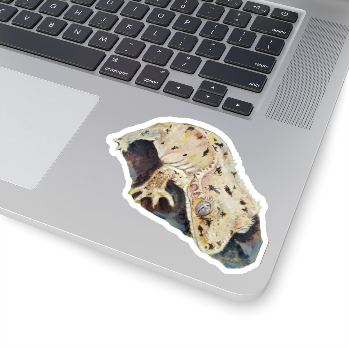 Dalmatian Crested Gecko Kiss-Cut Stickers