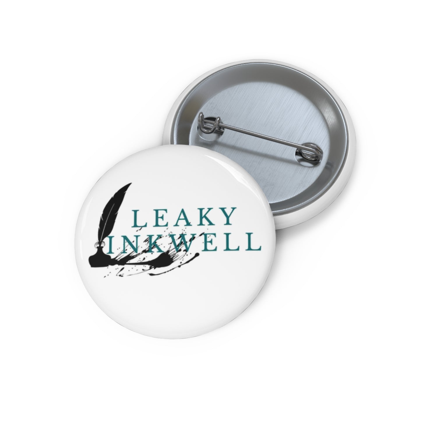 Leaky Inkwell Pin Button