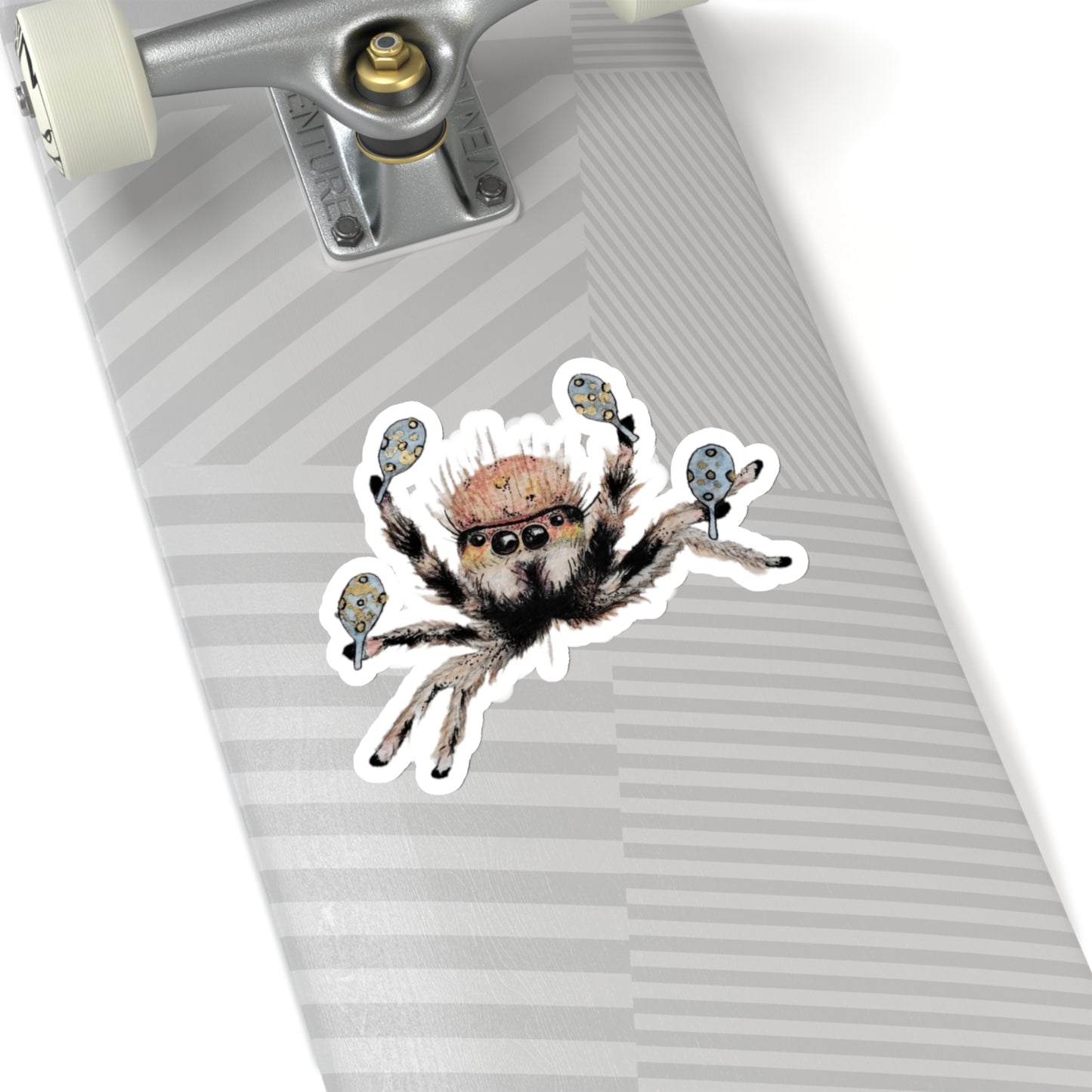 Cha Cha Spider Kiss-Cut Stickers