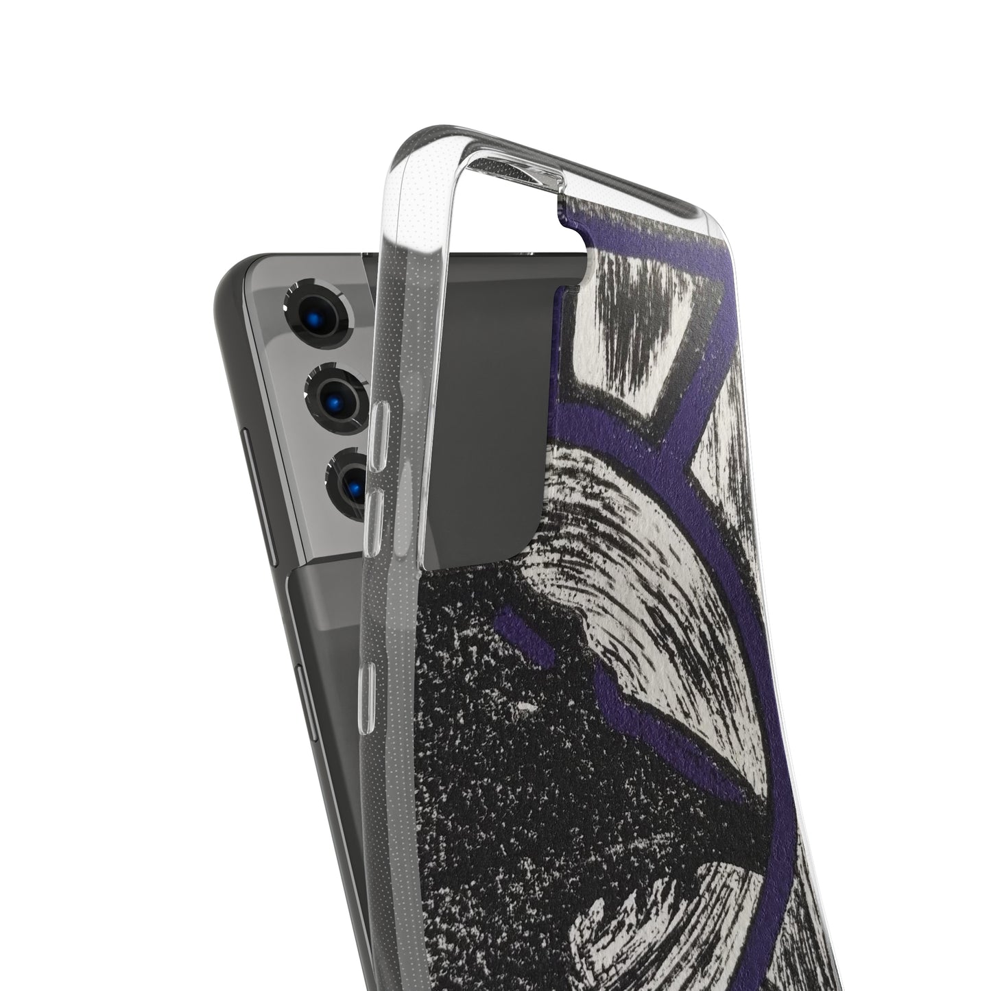 Soft Phone Cases Raven Purple