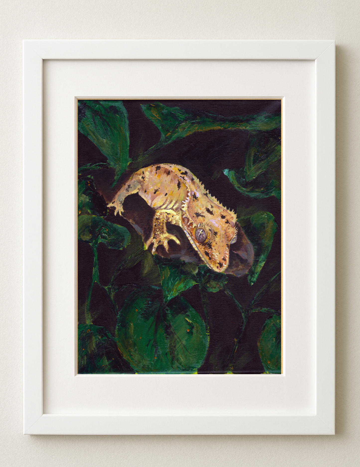 Crested Gecko -Art Print