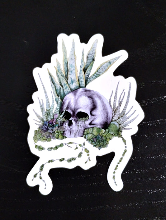 Pearls And skull Sticker