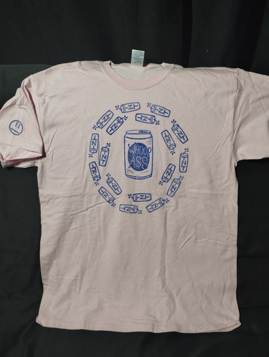 Hand Printed T-Shirt - Grey WhoopAss & TNT