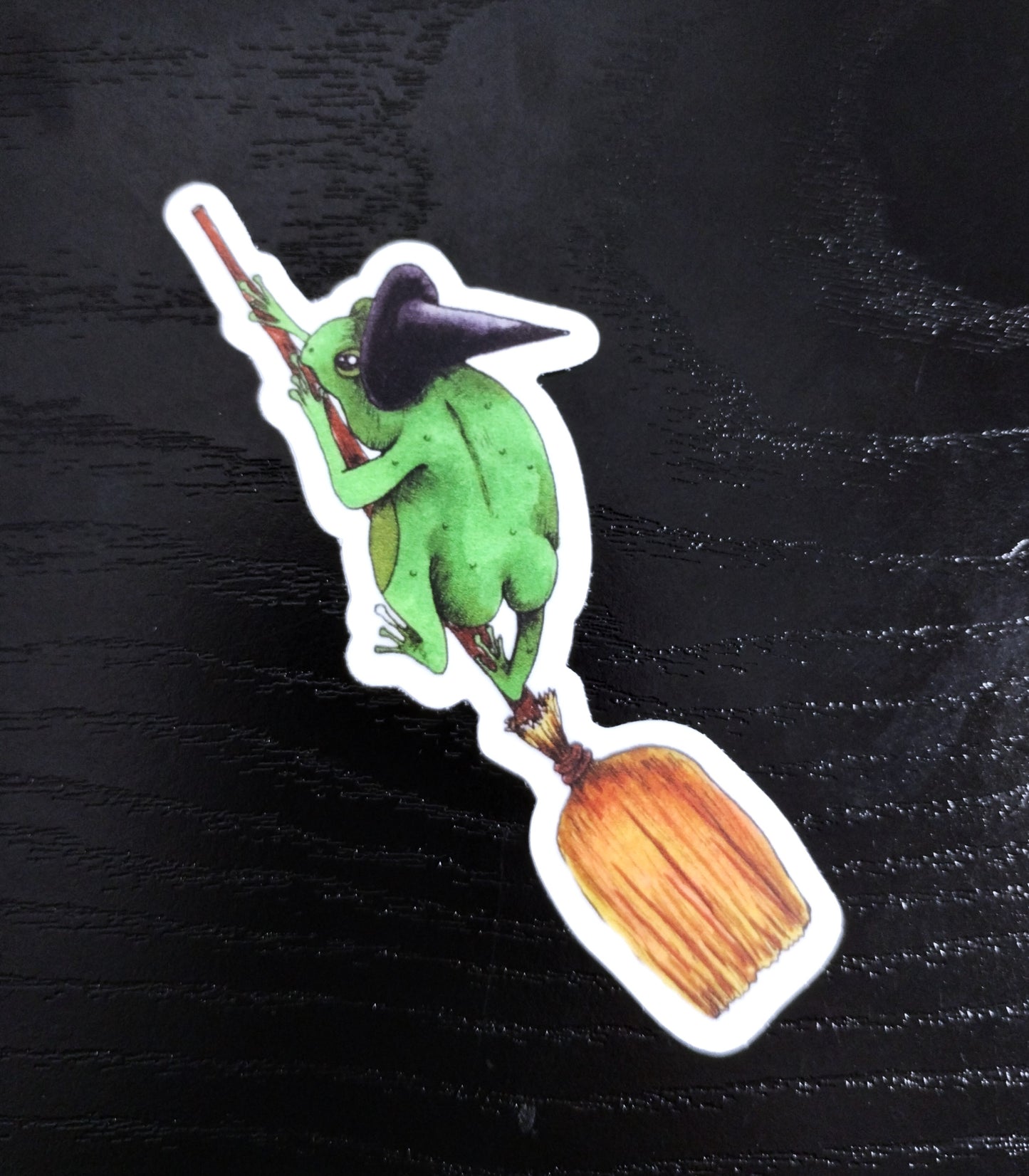 Witchy Frog Sticker