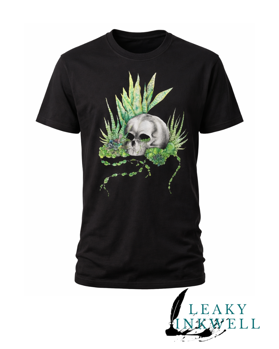 Unisex T-Shirt- Pearls And Skull