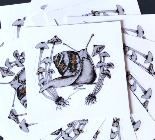 Snail Easy Peel Sticker