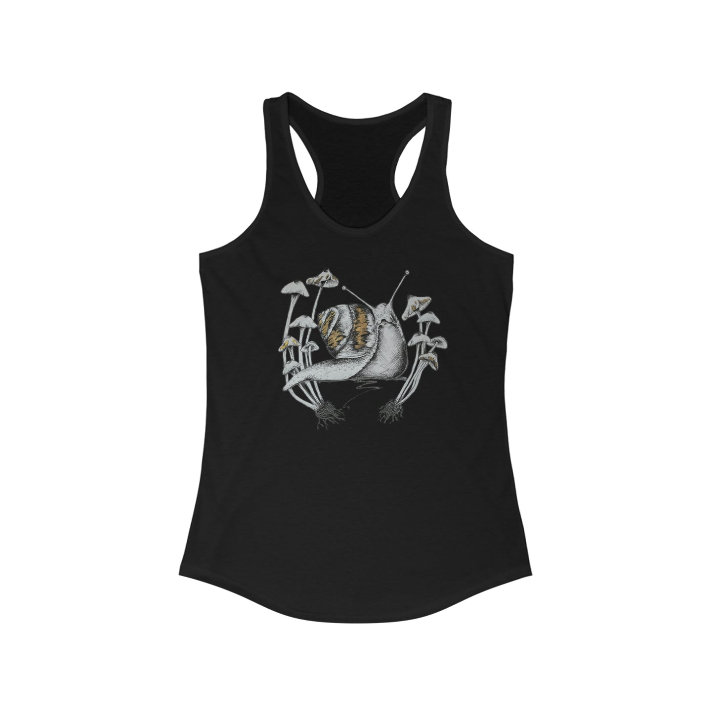 Women's Racerback Tank- snail